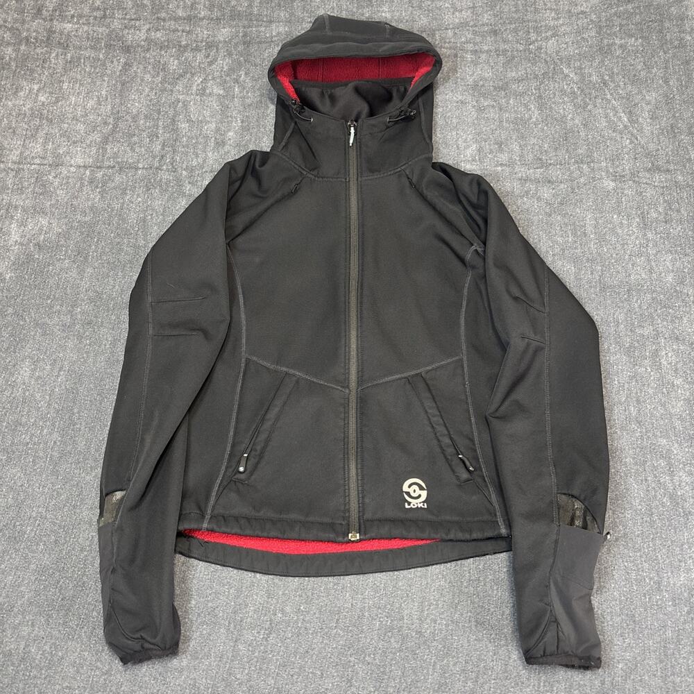 Loki Gear All In One Tech Hoodie Men's XS Black Full Zip Embroidered Logo